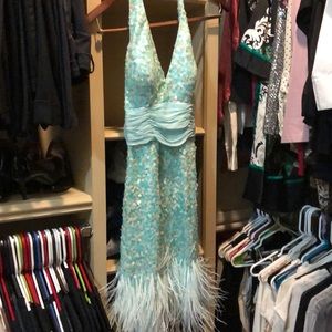 Sequin gown by Beyond.